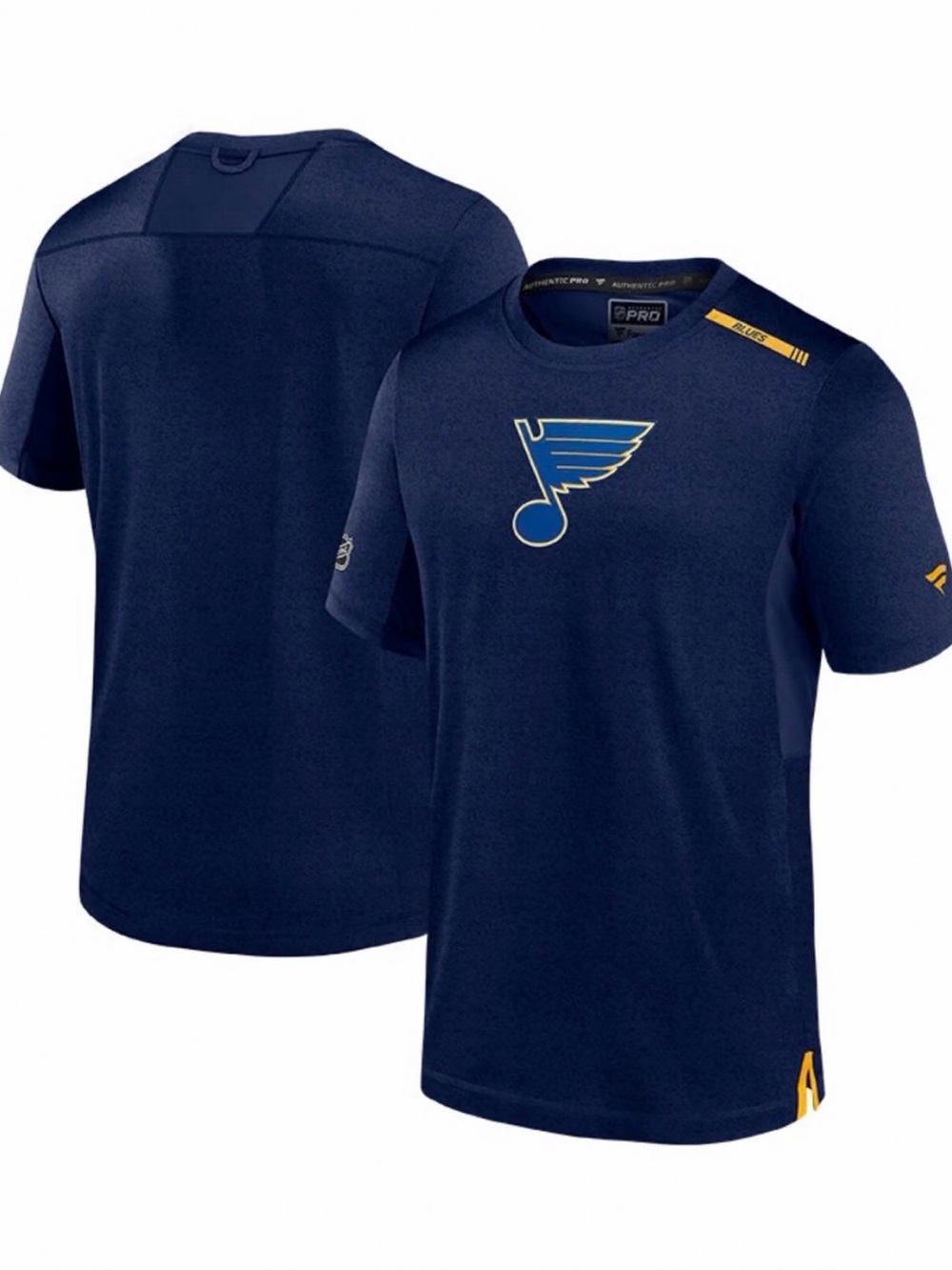 Fanatics Navy Blue St. Louis Blues Pro Rink Short Sleeve Tee